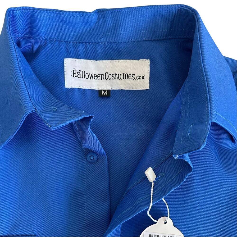 HalloweenCostumes.com Men’s TSA Agent Blue Long Sleeved Costume Shirt Size M NWT - Picture 5 of 12